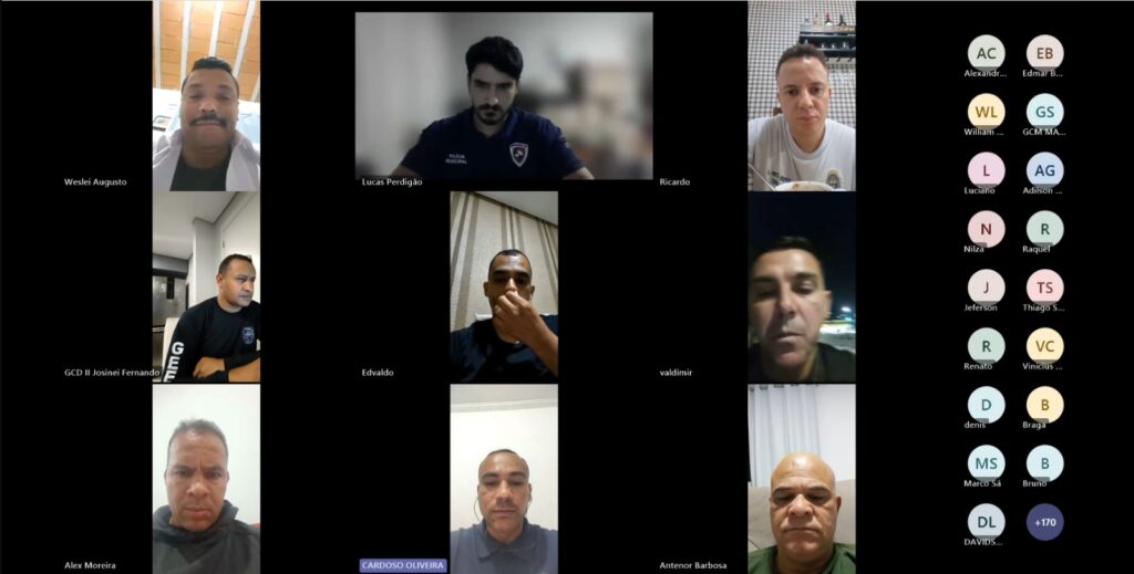Guardas Civis Municipais participam da Assembleia Geral On-line promovida pelo Sindguardas-BH para votação da Campanha Salarial 2026.